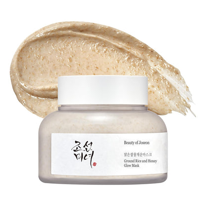 Ground Rice and Honey Glow Mask Pore Sebum Care for Dry Sensitive Skin Korean Skin Care 150Ml, 5.07 Fl.Oz