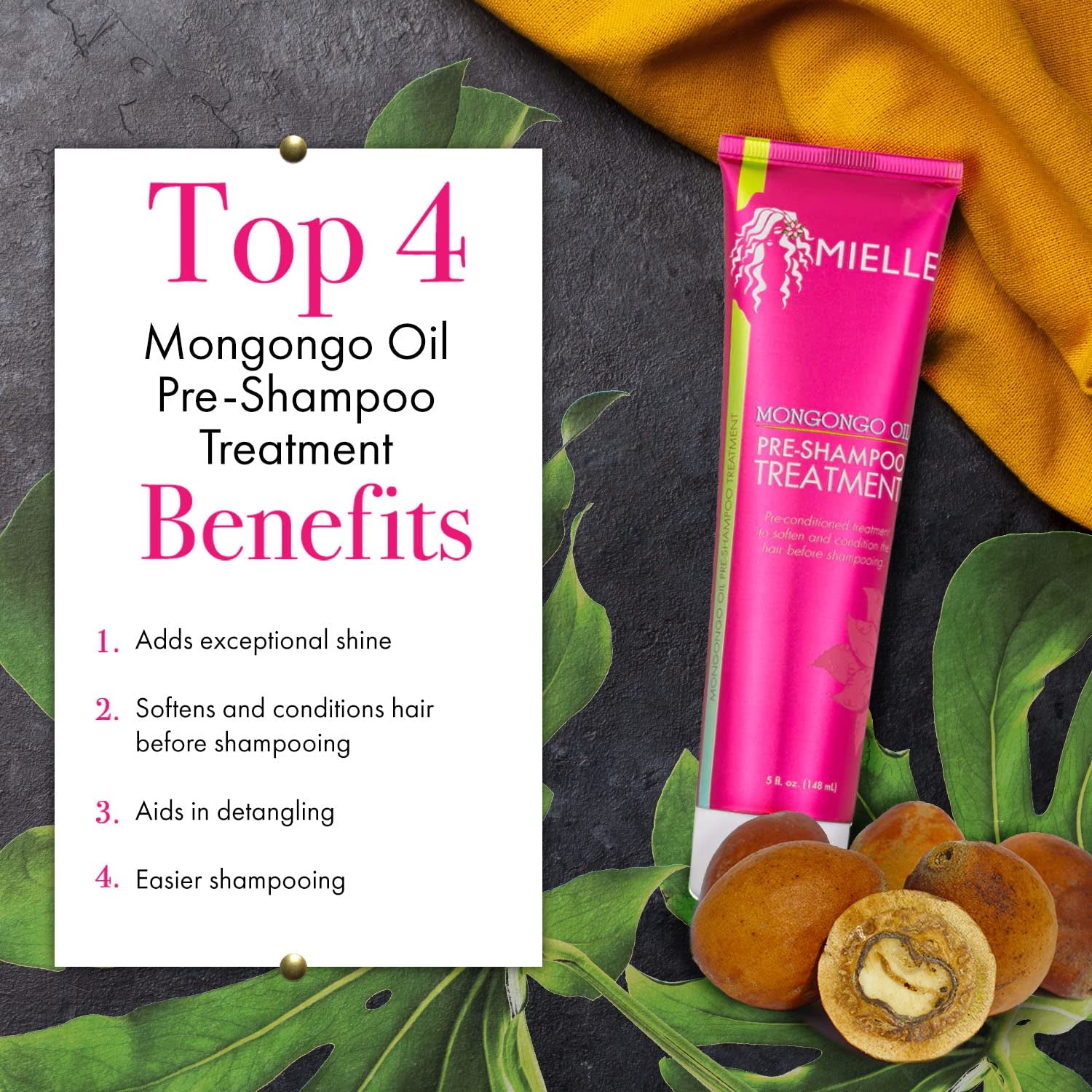 Mongongo Oil Pre-Shampoo Treatment, 5 Ounces