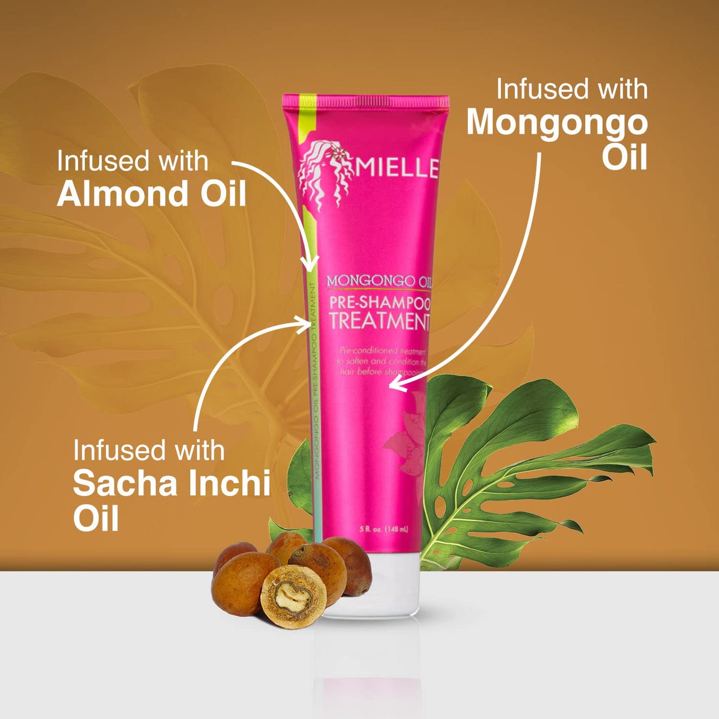 Mongongo Oil Pre-Shampoo Treatment, 5 Ounces