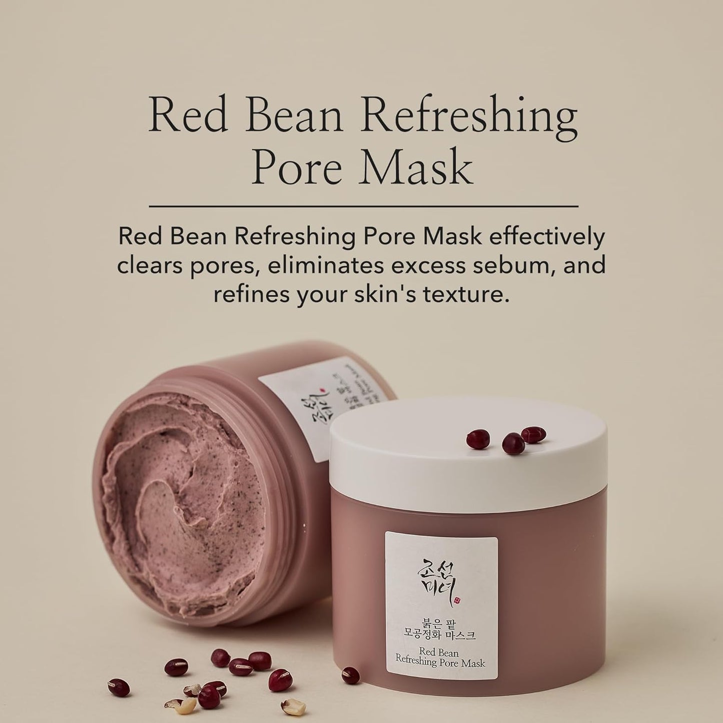 Red Bean Refreshing Pore Mask 140Ml, 4.73 Fl Oz (Pack of 1)